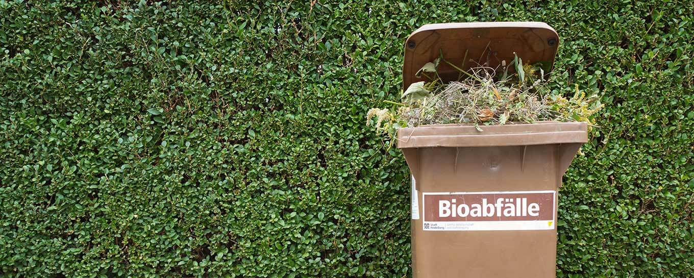 Entsorgung von Bioabfall mit dem Ziel einer hohen Recyclingquote